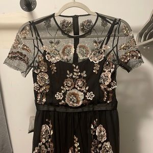 Needle & Thread beaded gown